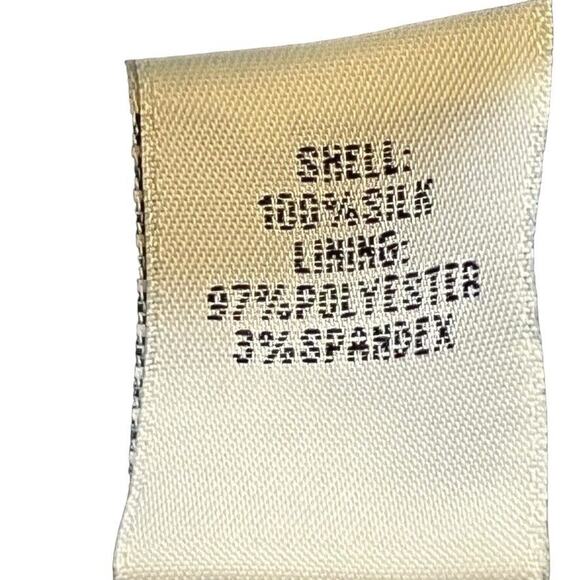 Kenneth Cole New York Womens Black Pleated V-Neck Silk Dress Pockets Mini sz 0 - Picture 15 of 16